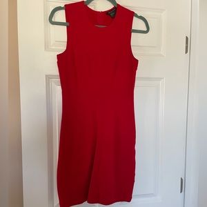 Red, used Armani Exhange body on dress.